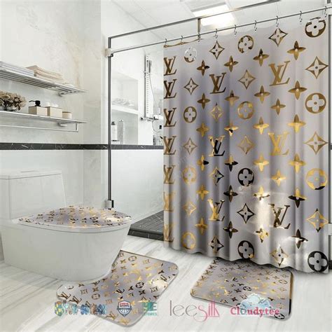 Collection: LOUIS VUITTON SHOWER CURTAINS.